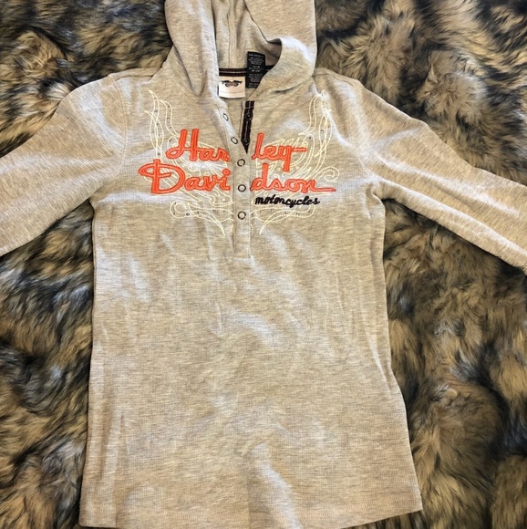 Harley-Davidson Tops - Harley Davidson Thermal Sweatshirt